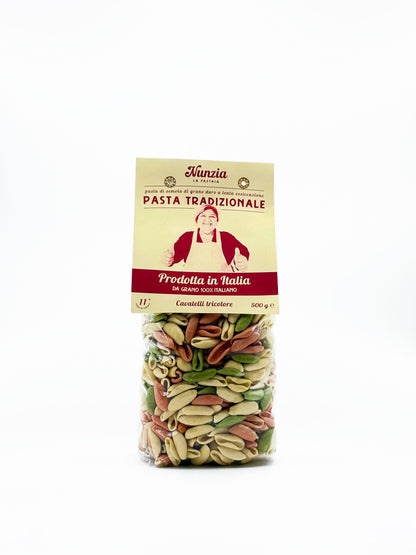 Cavatelli tricolore