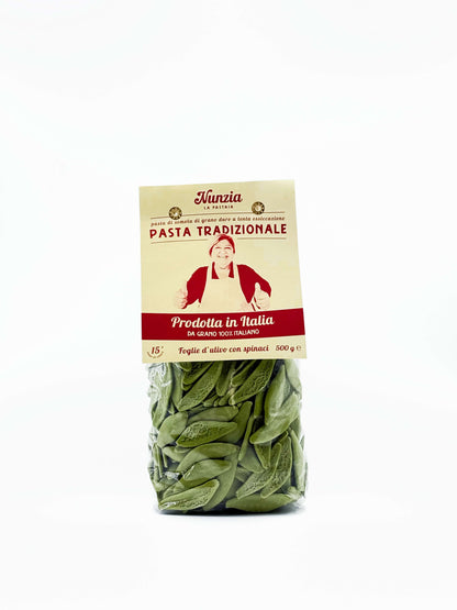 Foglie d'Ulivo con Spinaci