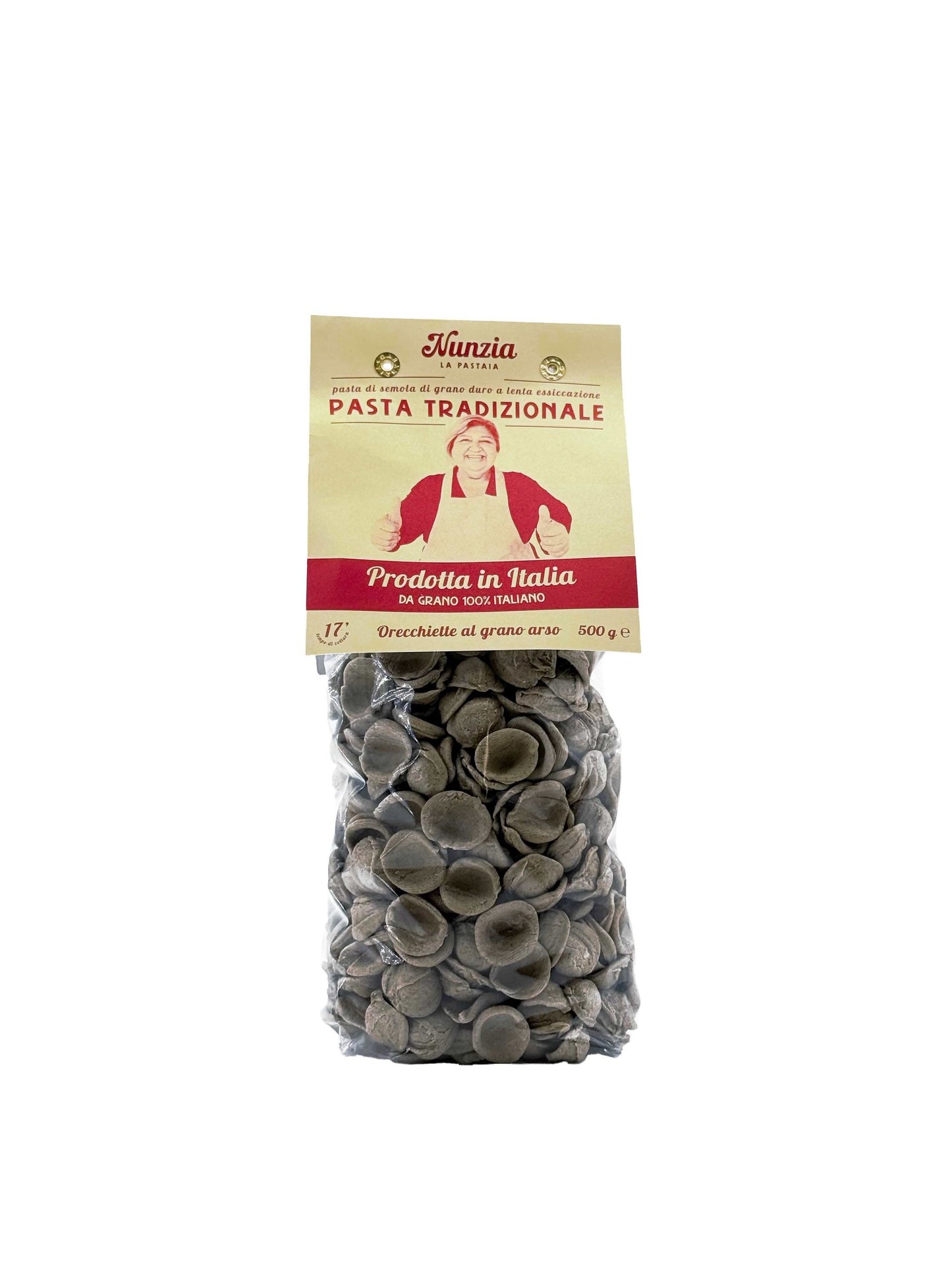 Orecchiette with burnt wheat