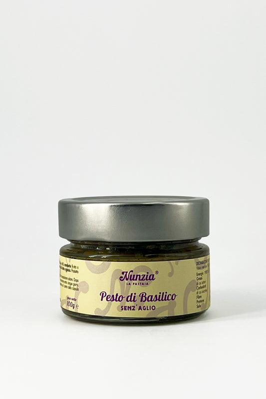 Pesto di basilico senza aglio